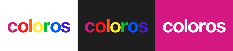 coloros logo on light and dark backgrounds