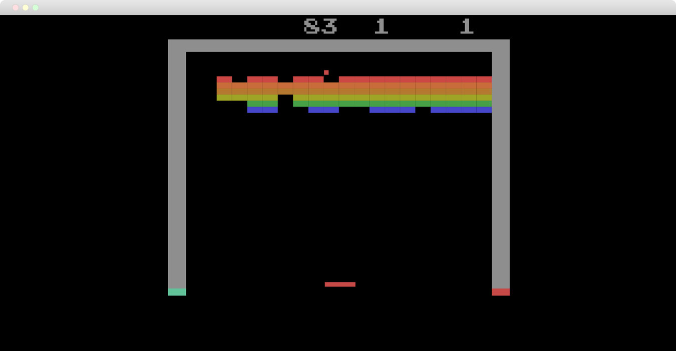 game in progress elm breakout game