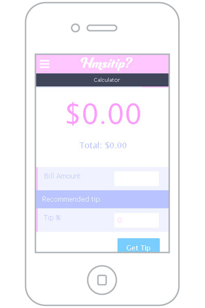 how much should i tip tip calculation screen